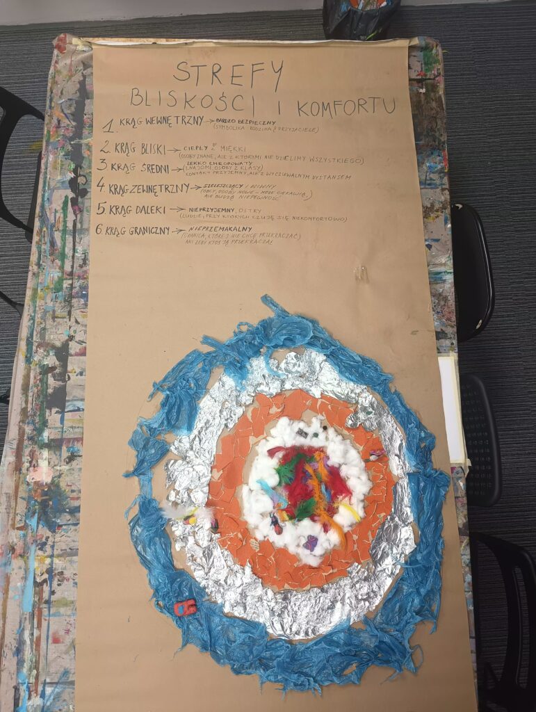 TUS-ART w Domu Rozwoju w Szczecinie Praca nad strefami bliskośći i i komfortu